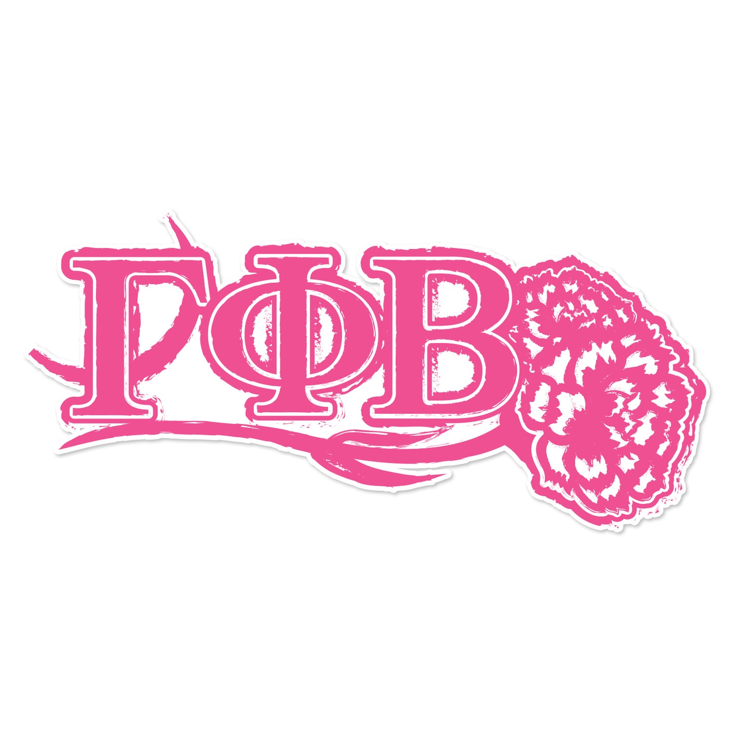 Gamma Phi Beta Laptop Jumbo Sticker/Decal