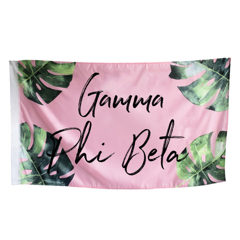 Gamma Phi Beta Tropical Flag