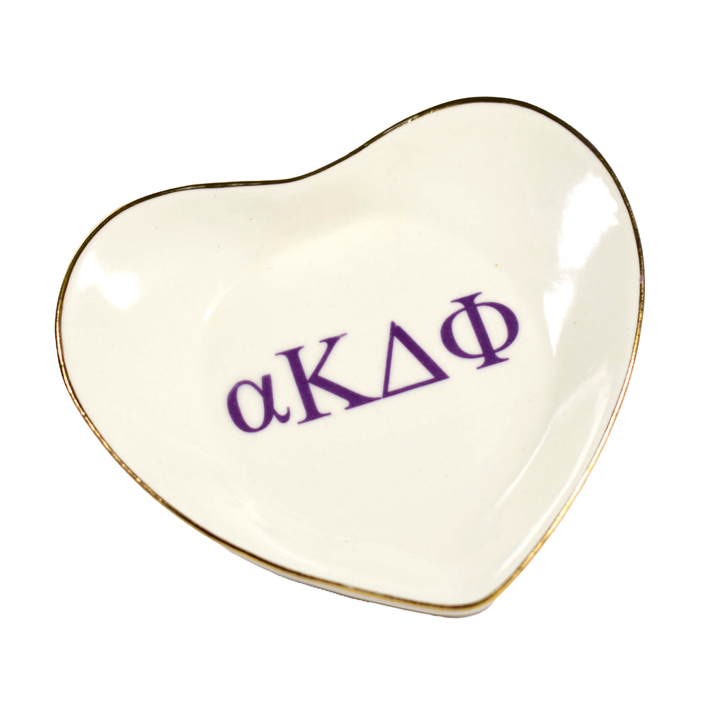 Alpha Kappa Delta Phi Ceramic Ring Dish