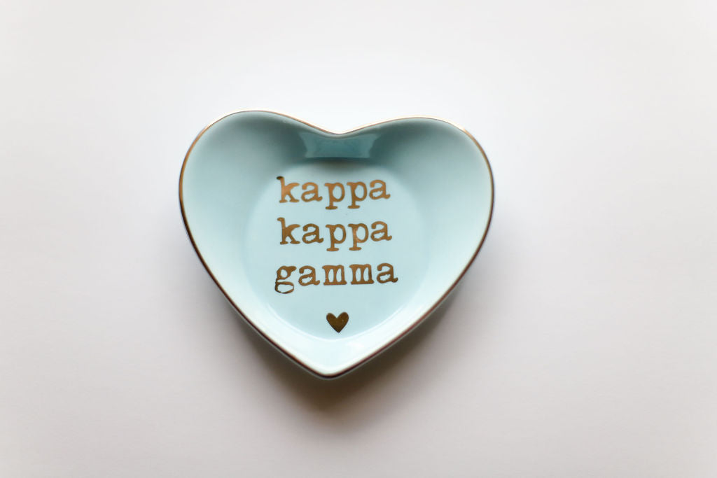 Sorority Shop Ceramic Ring Dish - Heart Shaped