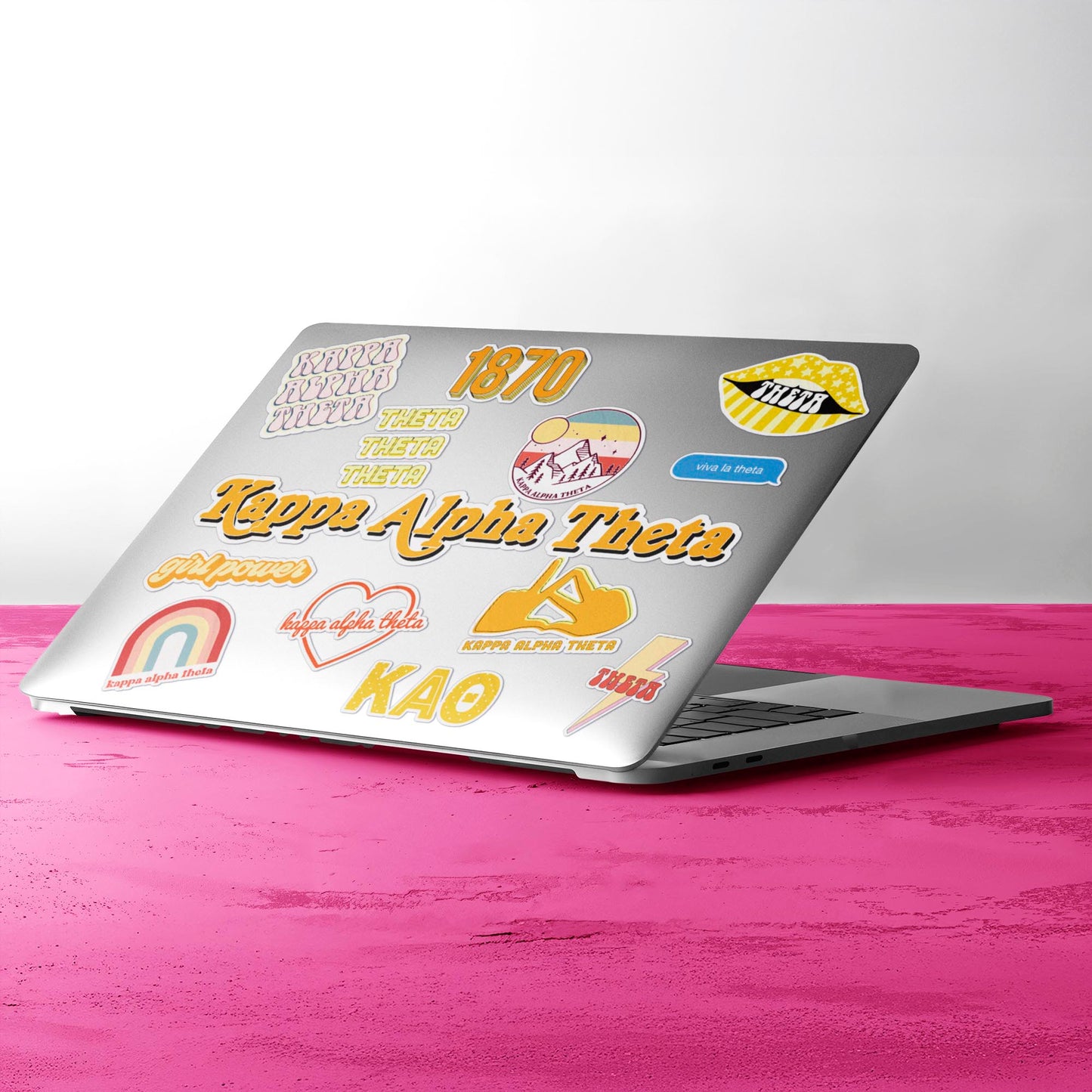 Kappa Alpha Theta Girl Power Sticker Sheet