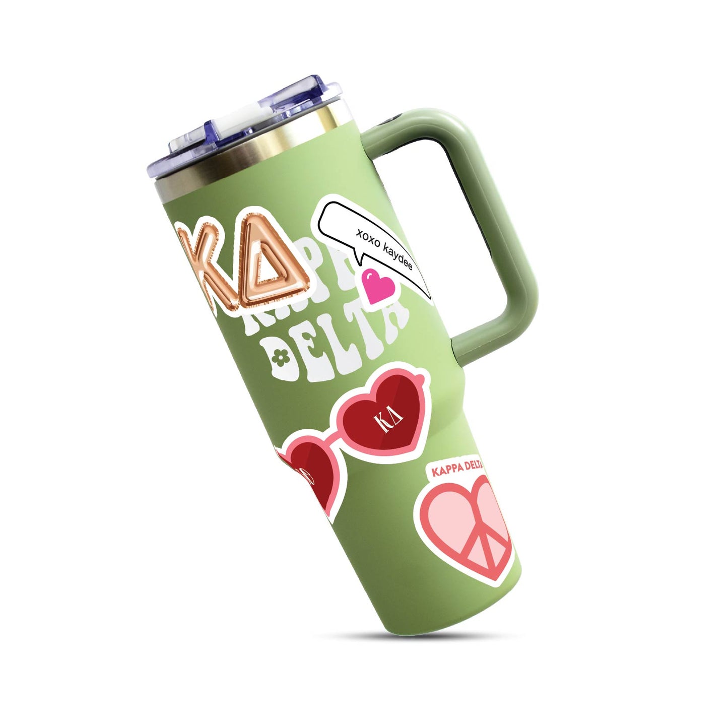 Kappa Delta- Sticker Sheet- Love Theme