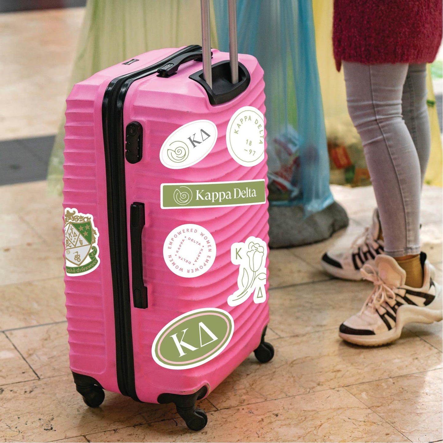 Kappa Delta Sorority Sticker Sheet- Brand Focus