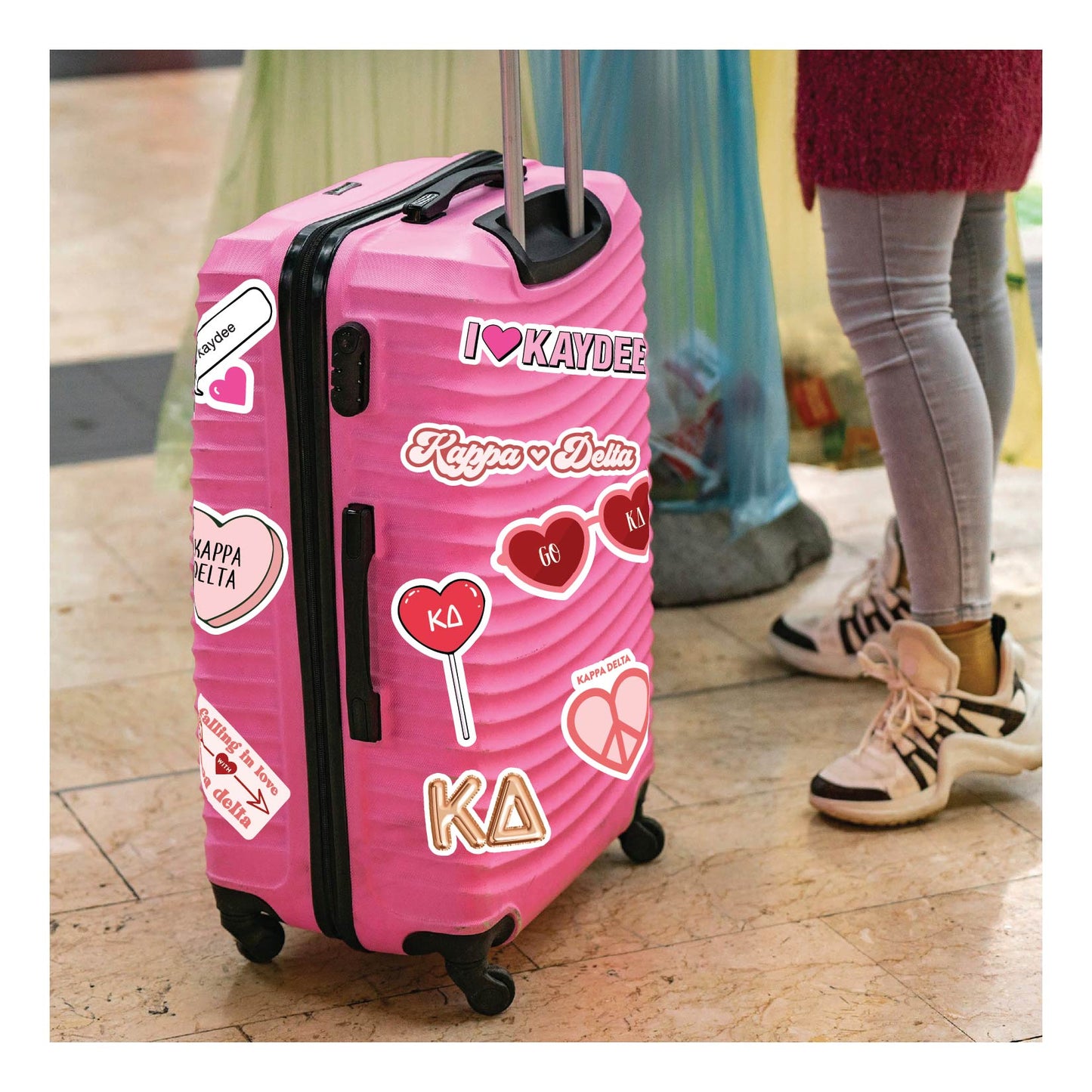 Kappa Delta- Sticker Sheet- Love Theme