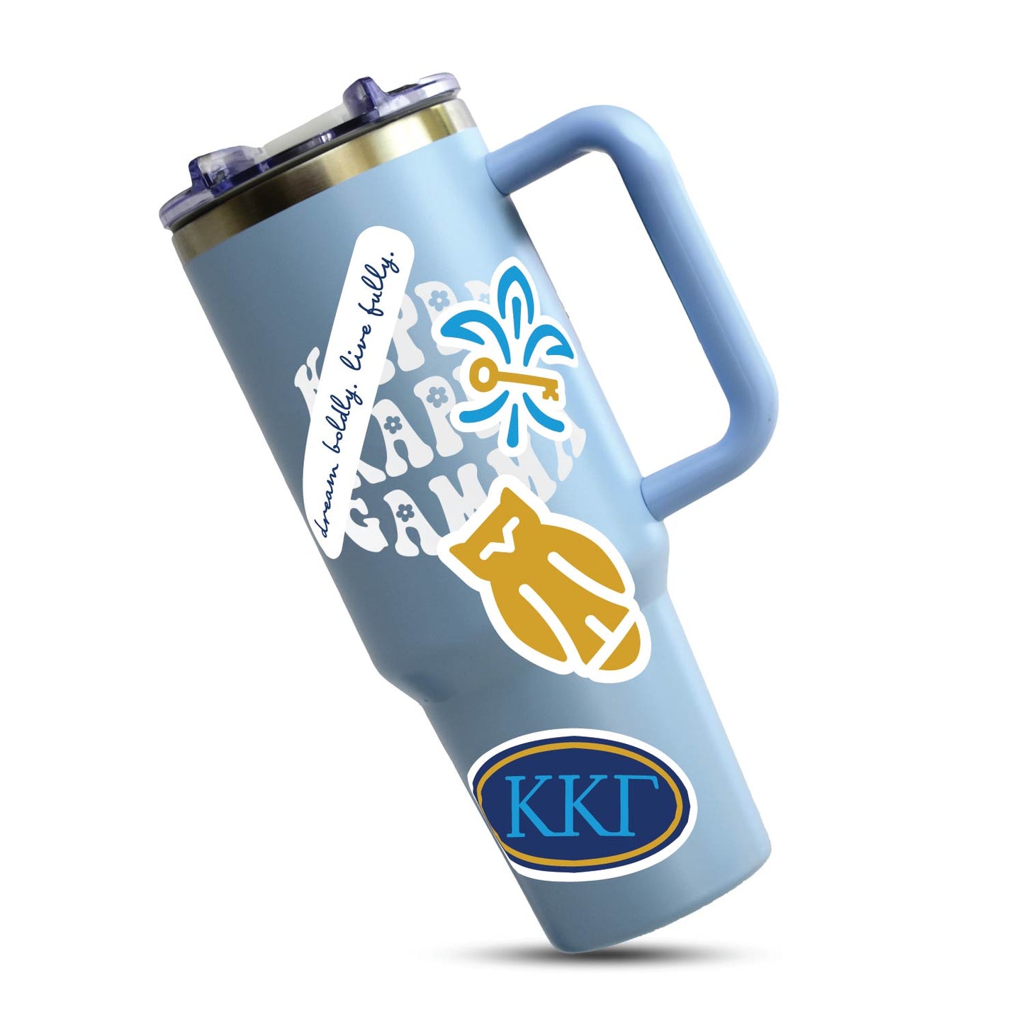 Kappa Kappa Gamma Sorority Sticker Sheet- Brand Focus