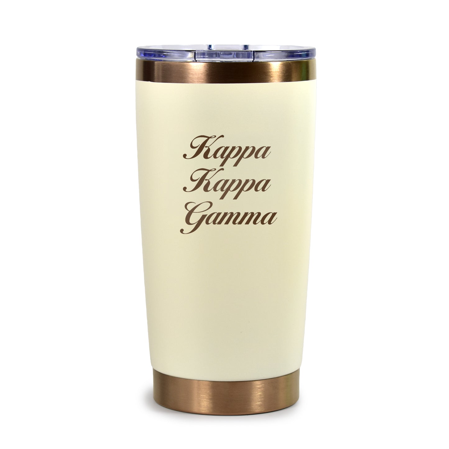 Kappa Kappa Gamma 20 oz. Insulated Tumbler with Sorority Name