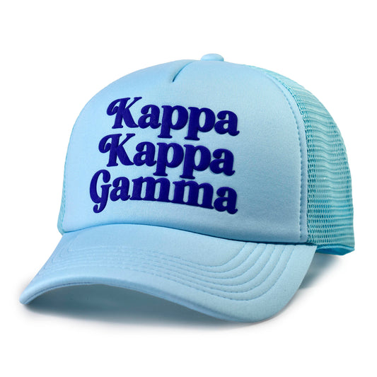 Kappa Kappa Gamma Baseball Cap, Mesh Trucker-Style Hat