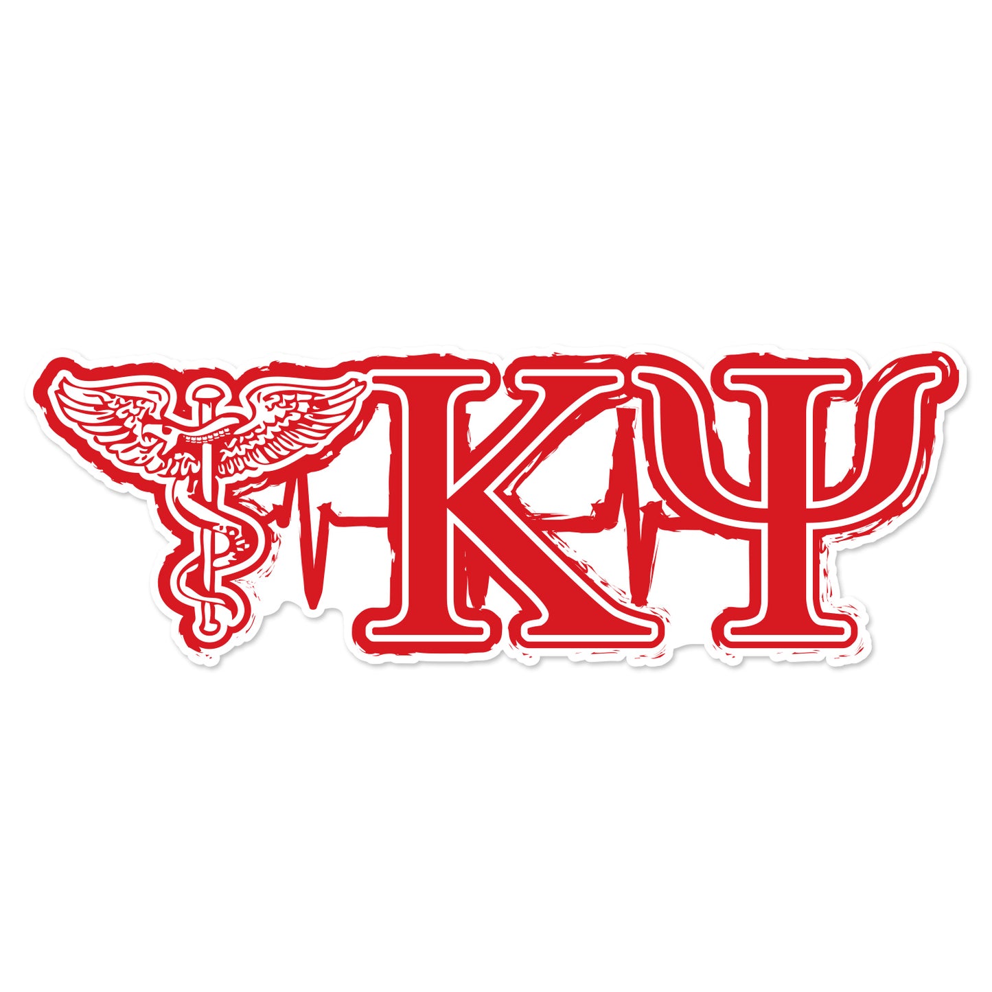 Kappa Psi Laptop Jumbo Sticker/Decal