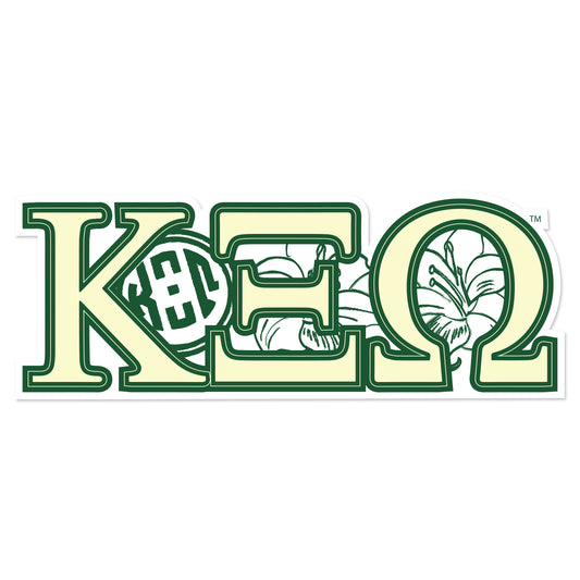 Kappa Xi Omega Laptop Jumbo Sticker/Decal