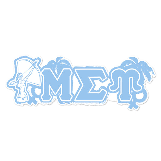 Mu Sigma Upsilon Laptop Jumbo Sticker/Decal