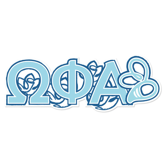 Omega Phi Alpha Laptop Jumbo Sticker/Decal