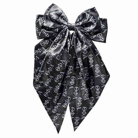 Theta Phi Alpha Greek Letters Hair Bow