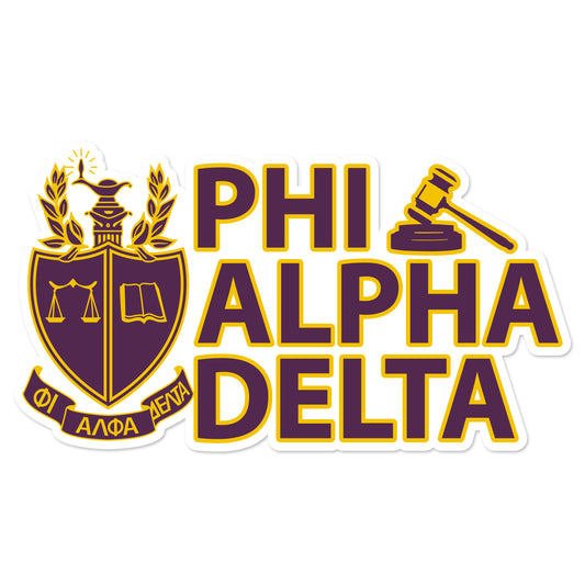 Phi Alpha Delta Laptop Jumbo Sticker/Decal
