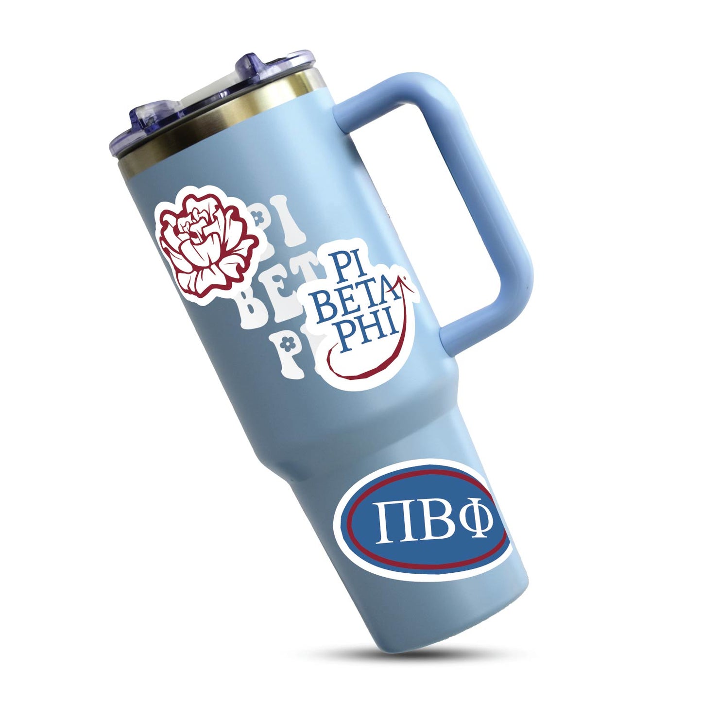 Pi Beta Phi Sorority Sticker Sheet- Brand Focus