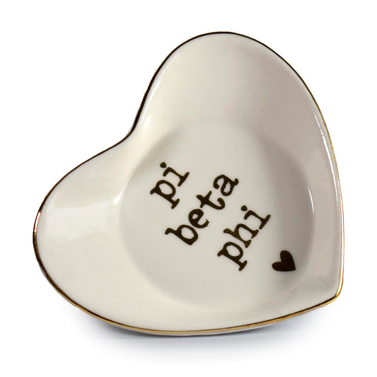 Pi Beta Phi Ceramic Ring Dish