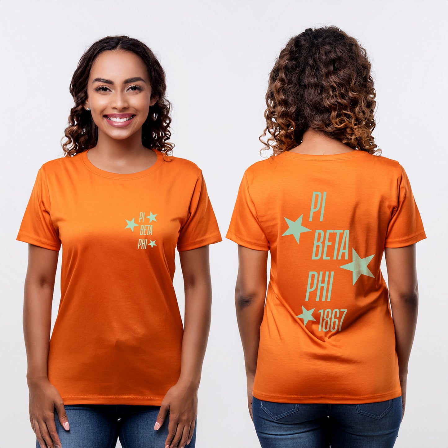 Pi Beta Phi T-Shirt- The Swifties Showgirl Design