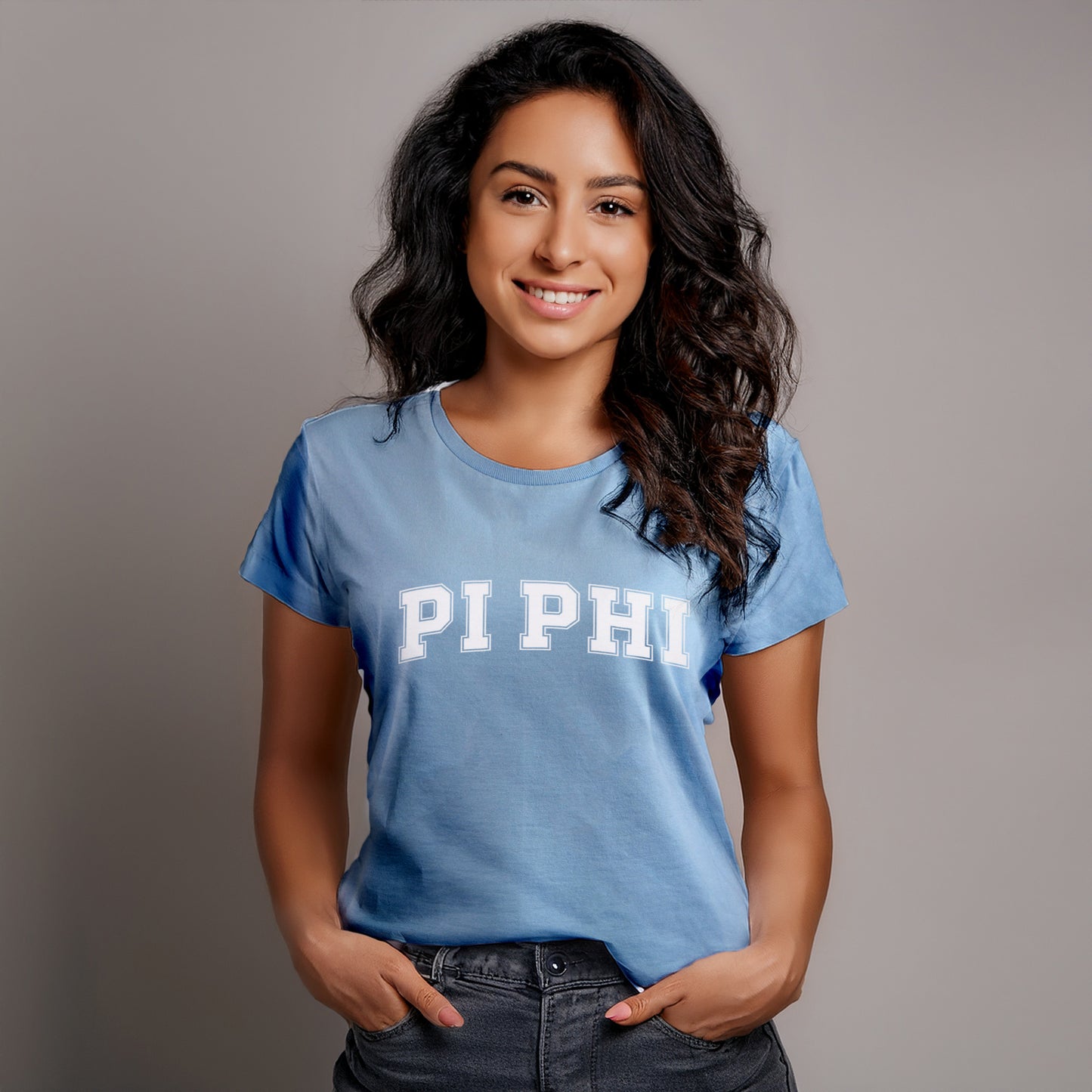 Pi Beta Phi Sorority T-Shirt- Varsity Design