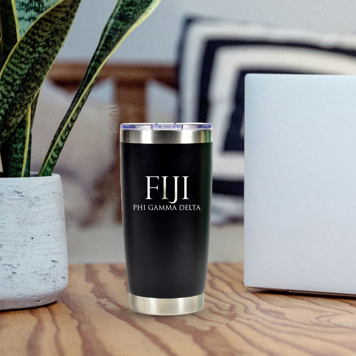Phi Gamma Delta 20 oz. Insulated Tumbler with Greek Letters