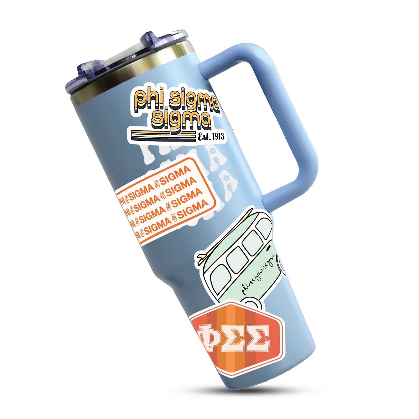 Phi Sigma Sigma <br> Retro Sticker Sheet