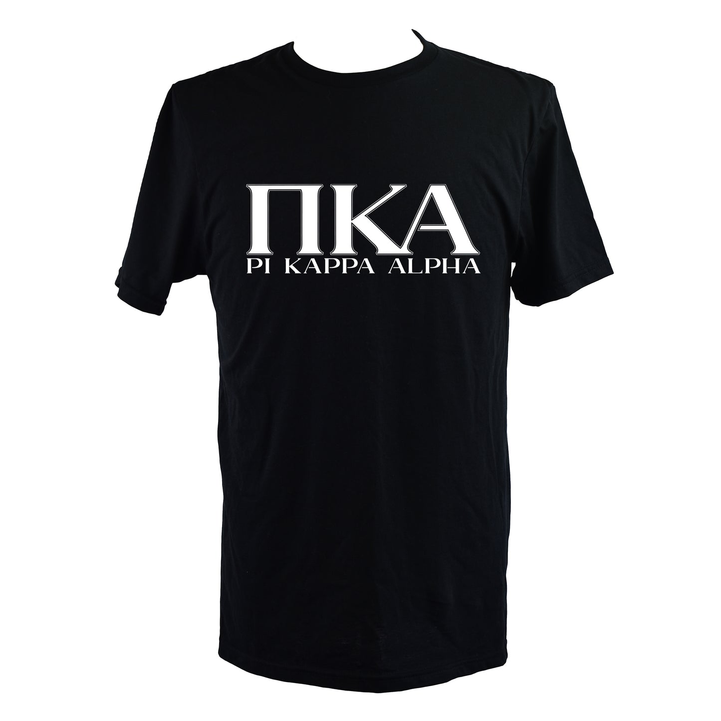 Pi Kappa Alpha Fraternity T-Shirt- Varsity Greek Letters Design