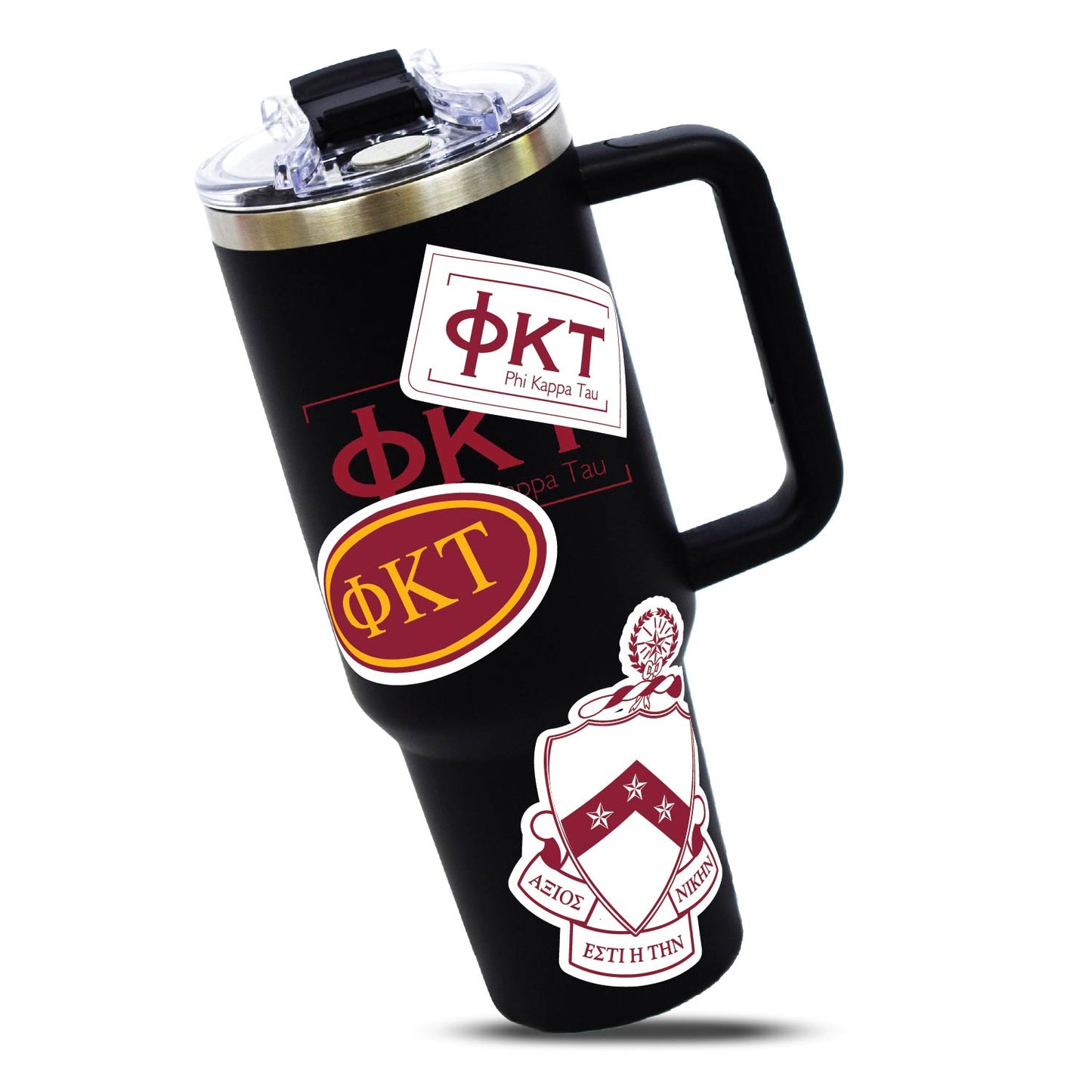 Phi Kappa Tau Fraternity Sticker Sheet- Brand Focus