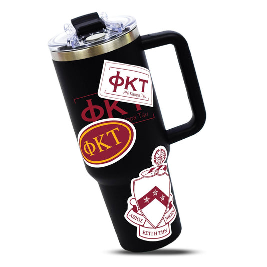 Phi Kappa Tau Fraternity Brand Focus Sticker Sheet