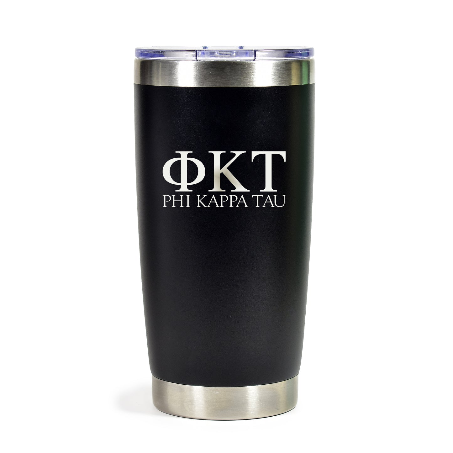 Phi Kappa Tau 20 oz. Insulated Tumbler with Greek Letters