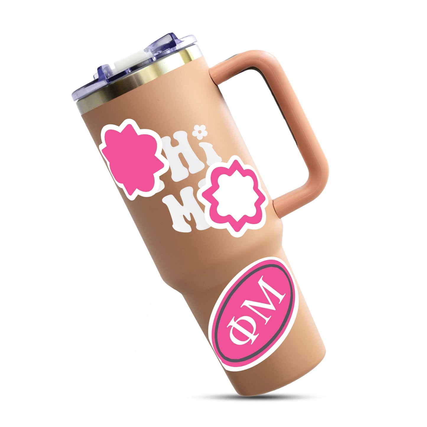 Phi Mu Sorority Sticker Sheet- Brand Focus