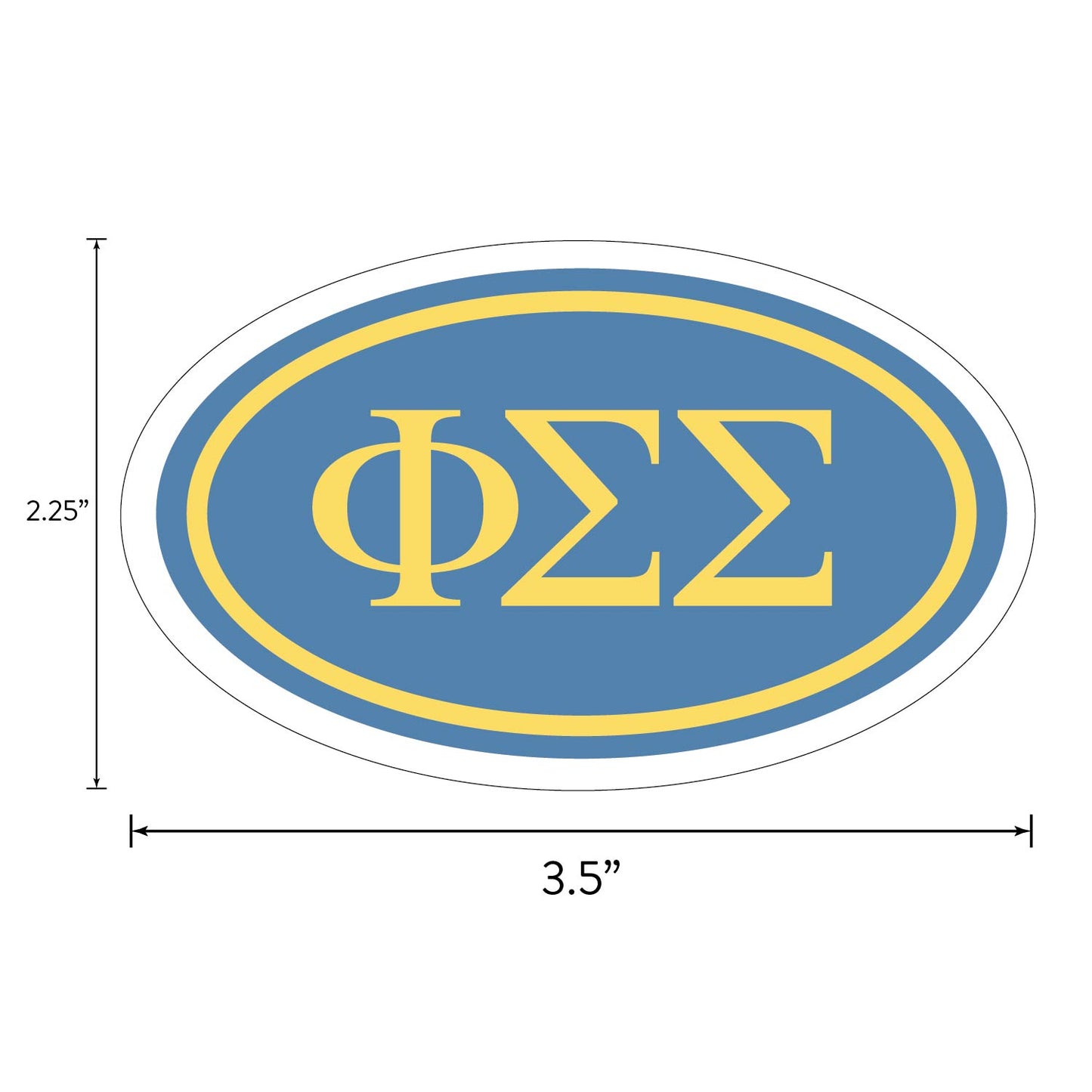 Phi Sigma Sigma Sorority Sticker Sheet- Brand Focus