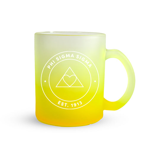 Phi Sigma Sigma Mug - Ombre Glass