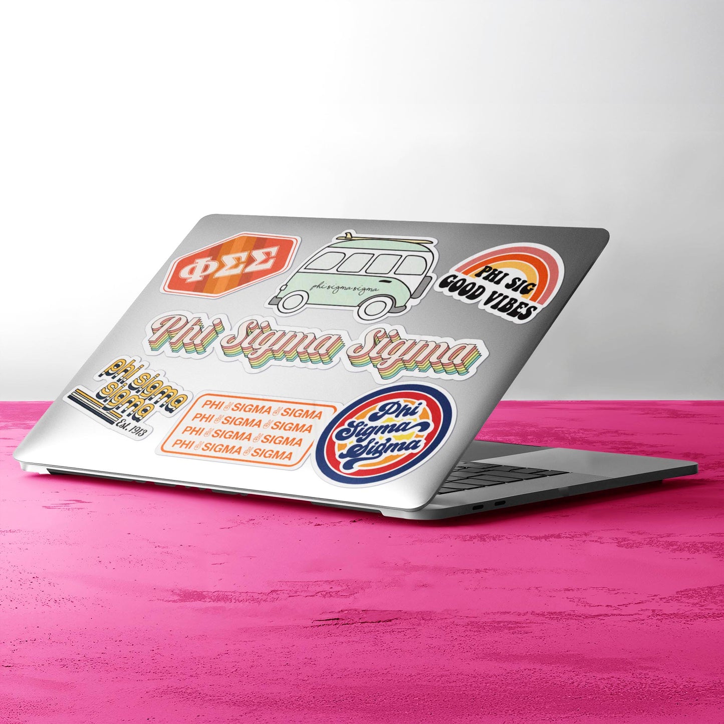 Phi Sigma Sigma <br> Retro Sticker Sheet