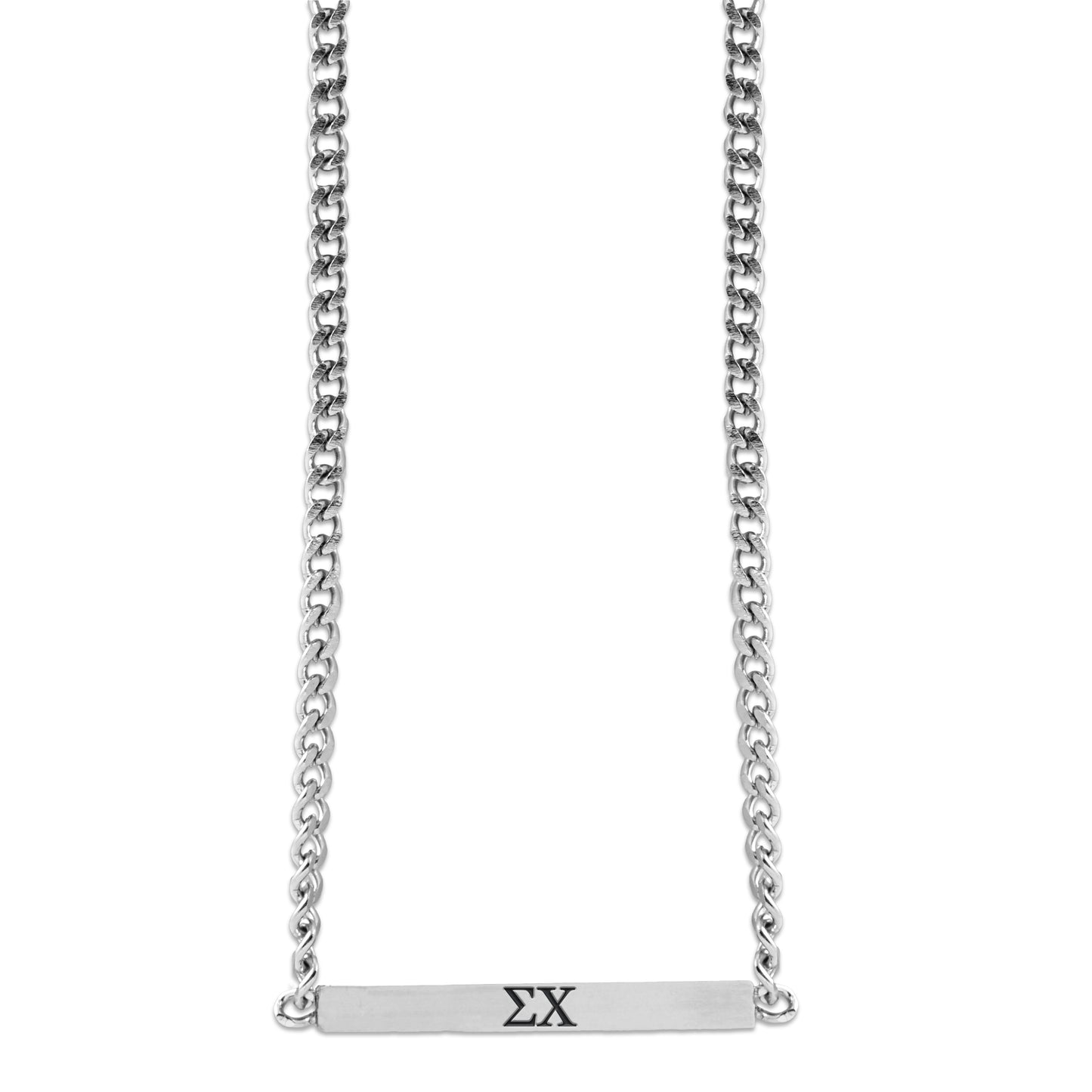Sigma Chi Fraternity Necklace- Greek Letters Pendant