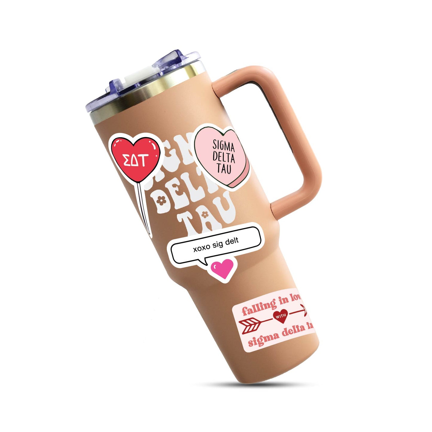 Sigma Delta Tau- Sticker Sheet- Love Theme