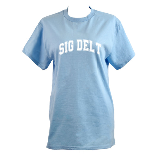 Sigma Delta Tau Sorority T-Shirt- Varsity Design