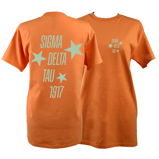 Sigma Delta Tau T-Shirt- The Swifties Showgirl Design