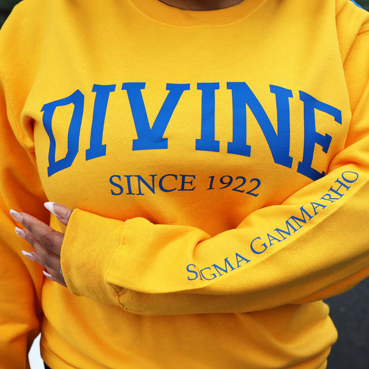 Sigma Gamma Rho Sorority, Incorporated Sweatshirt- Divine and Sorority Name Design