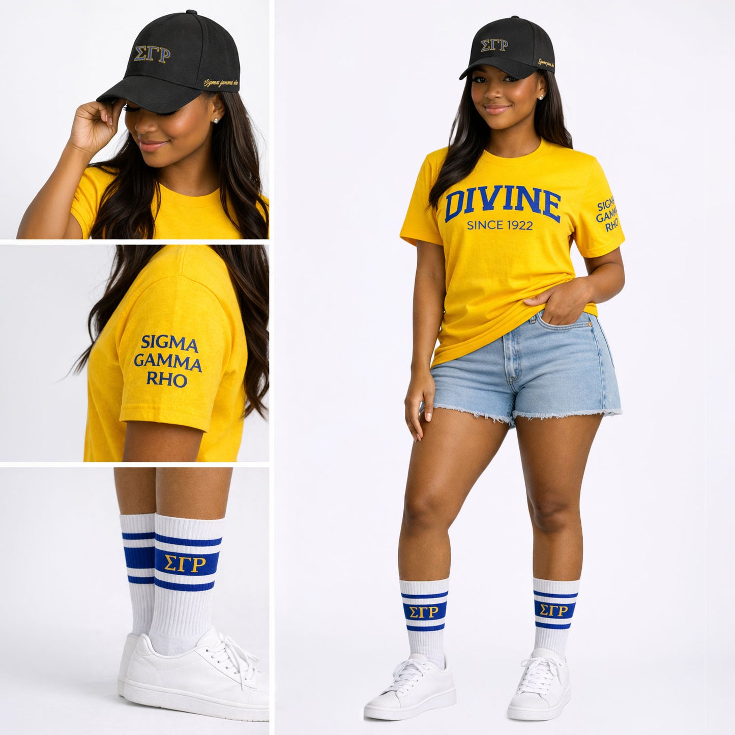 Sigma Gamma Rho Sorority, Incorporated T-Shirt- Divine and Sorority Name Design