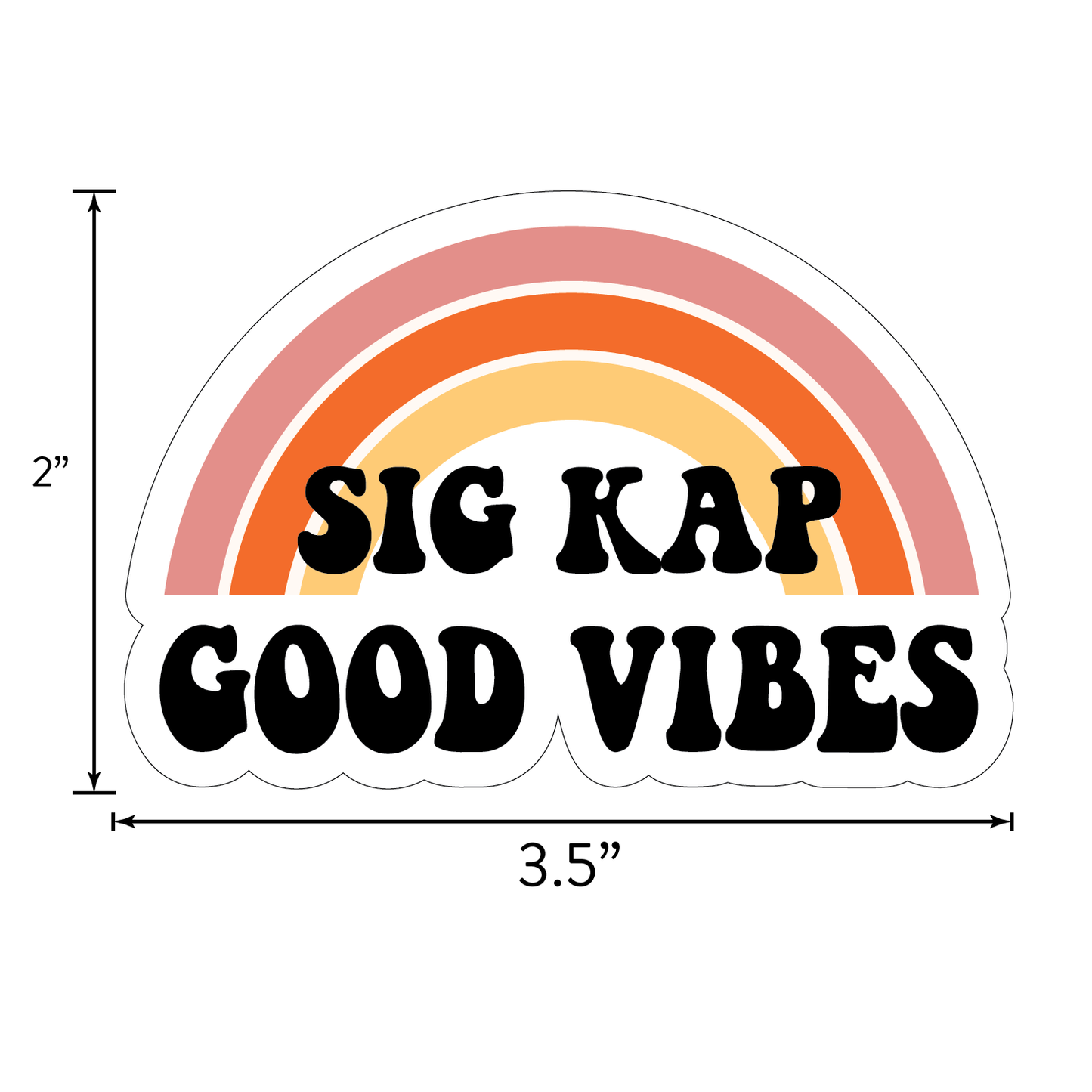 Sigma Kappa <br> Retro Sticker Sheet