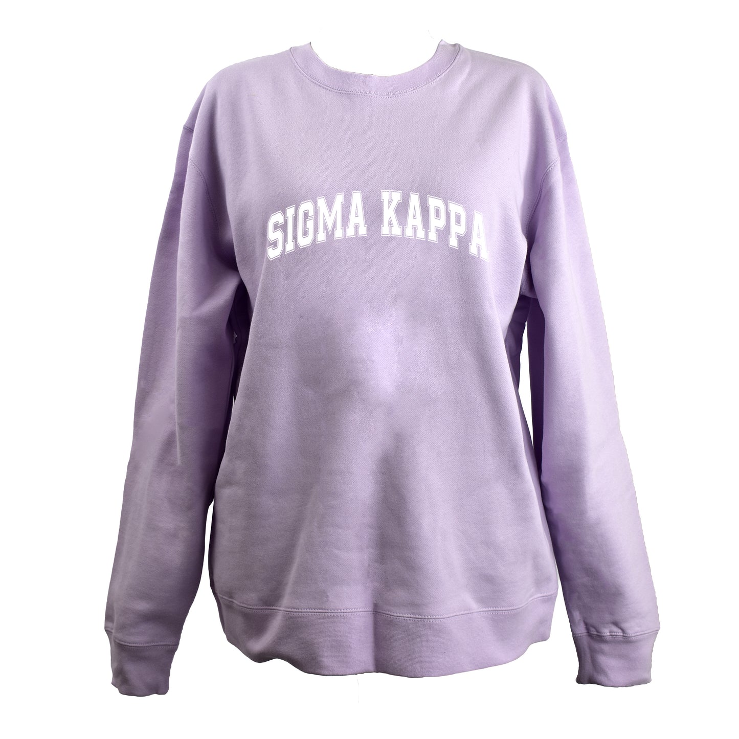 Sigma Kappa Sweatshirt- Crewneck Varsity Letters Design