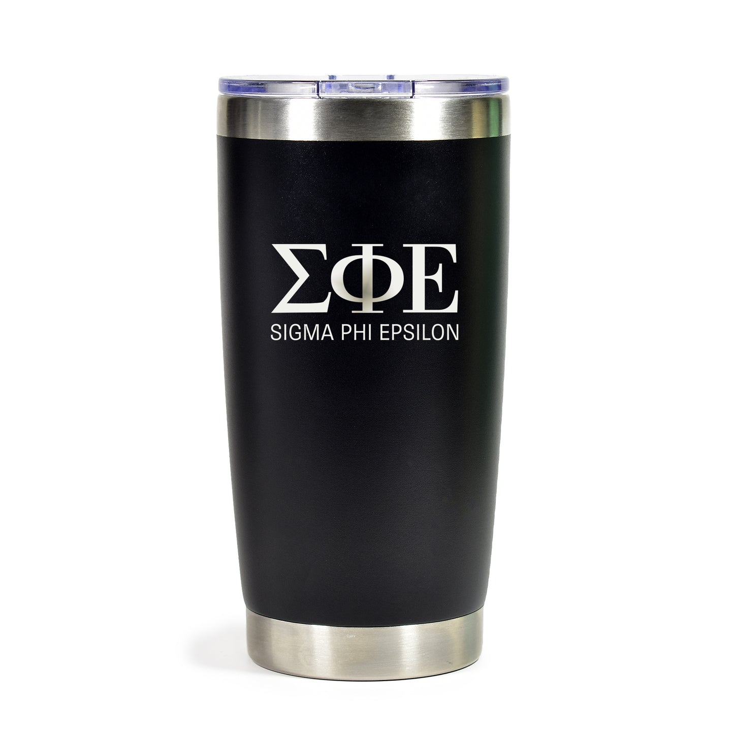 Sigma Phi Epsilon 20 oz. Insulated Tumbler with Greek Letters