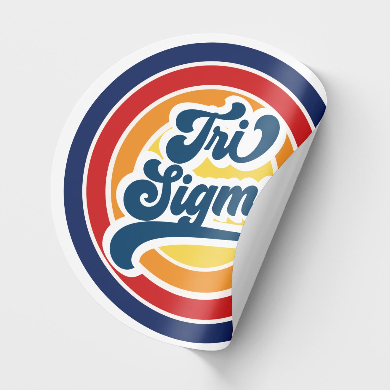 Sigma Sigma Sigma <br> Retro Sticker Sheet