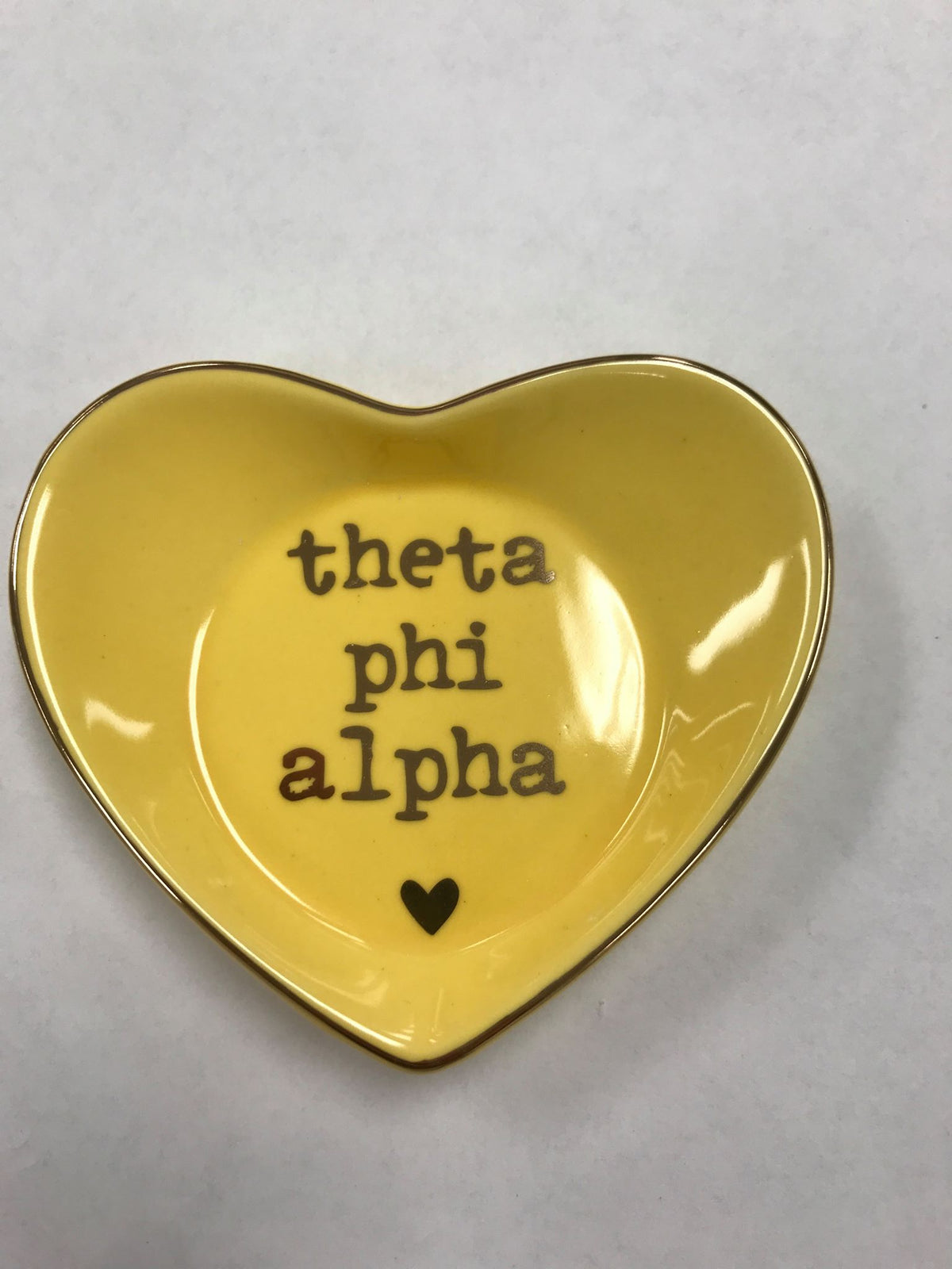 Sorority Shop Ceramic Ring Dish - Heart Shaped