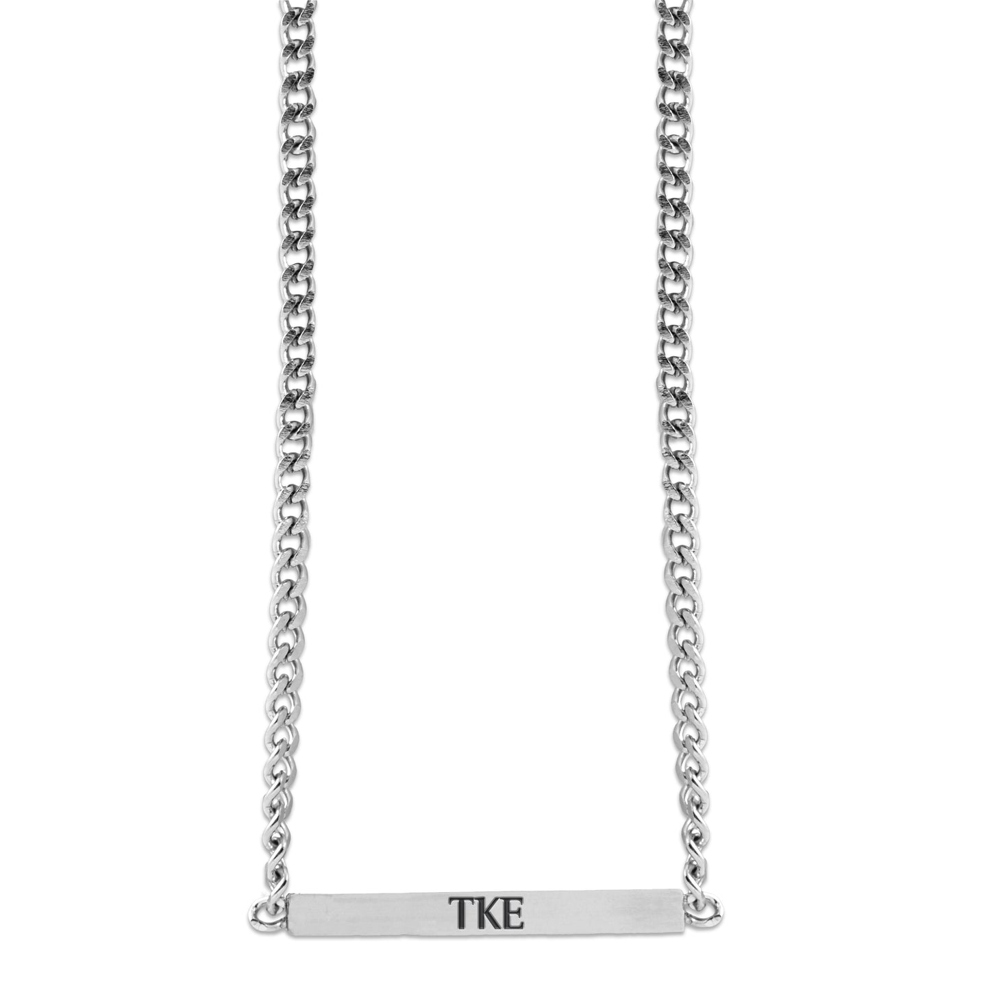 Tau Kappa Epsilon Fraternity Necklace- Greek Letters Pendant