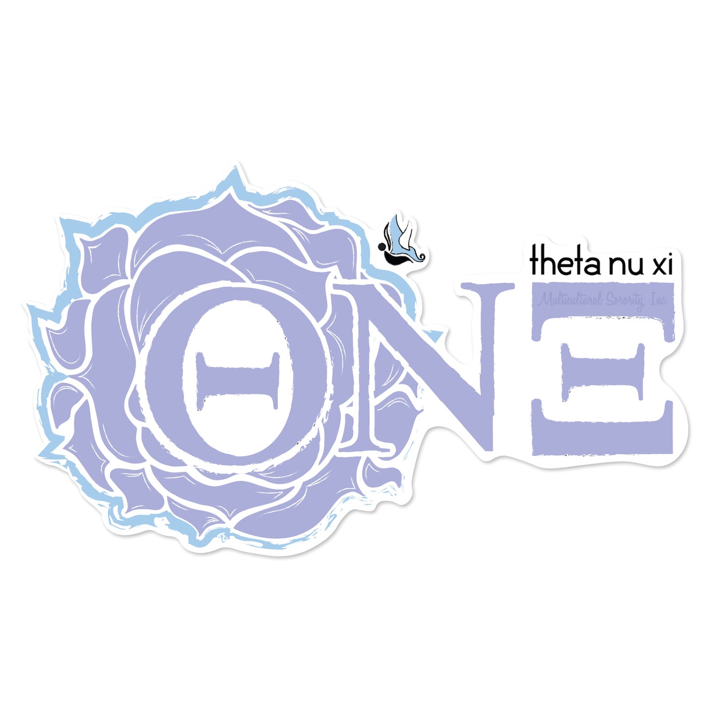 Theta Nu Xi Laptop Jumbo Sticker/Decal
