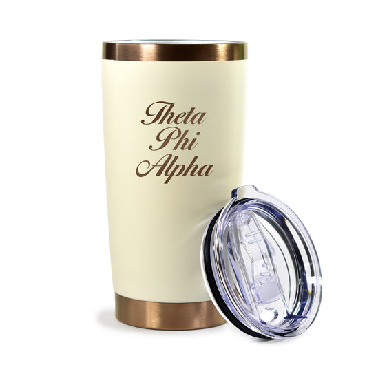 Theta Phi Alpha 20 oz. Insulated Tumbler with Sorority Name