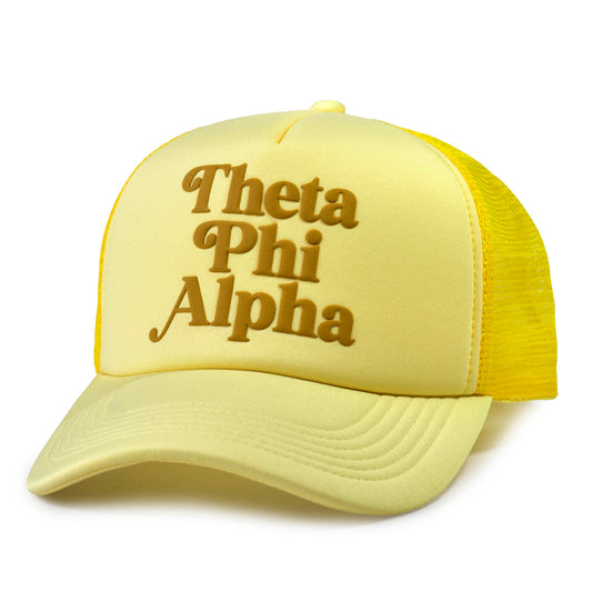Theta Phi Alpha Baseball Cap, Mesh Trucker-Style Hat