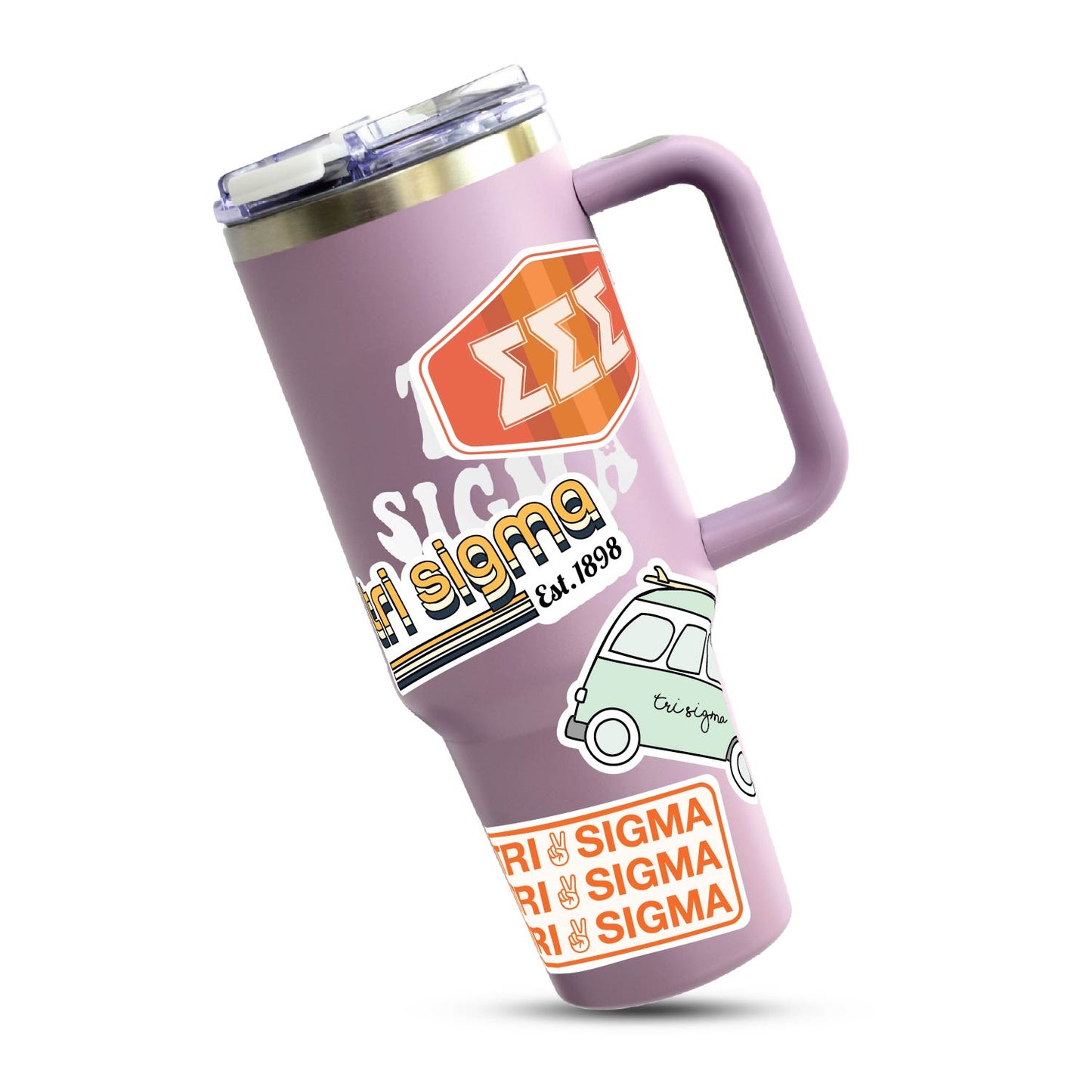 Sigma Sigma Sigma <br> Retro Sticker Sheet