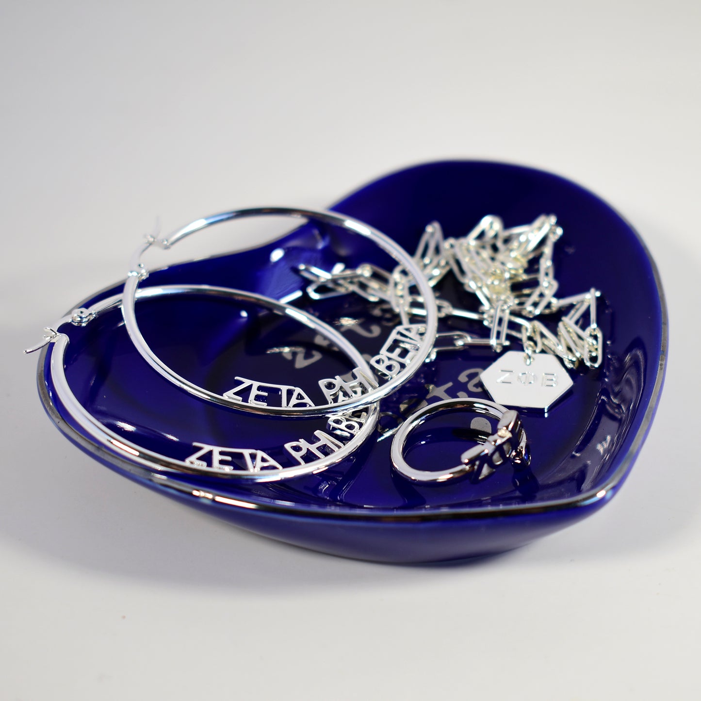 Zeta Phi Beta Ceramic Ring Dish