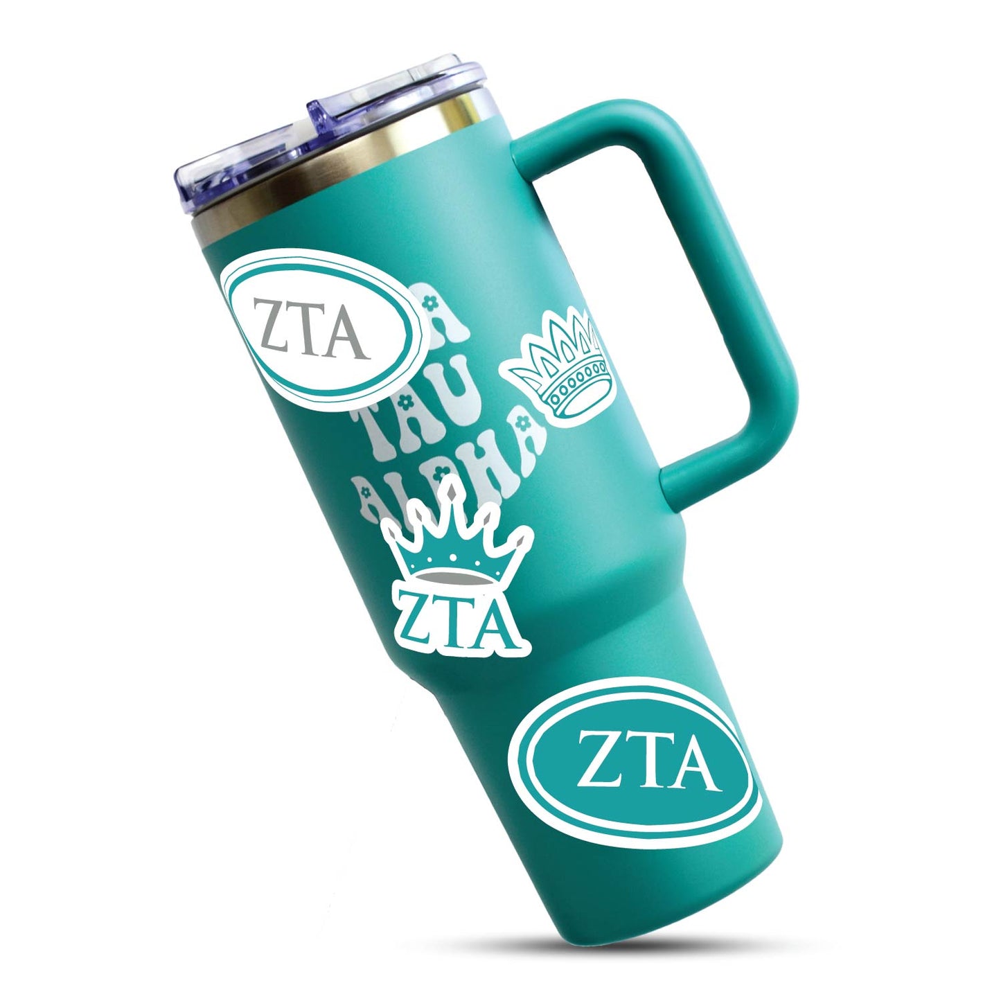 Zeta Tau Alpha Sorority Sticker Sheet- Brand Focus