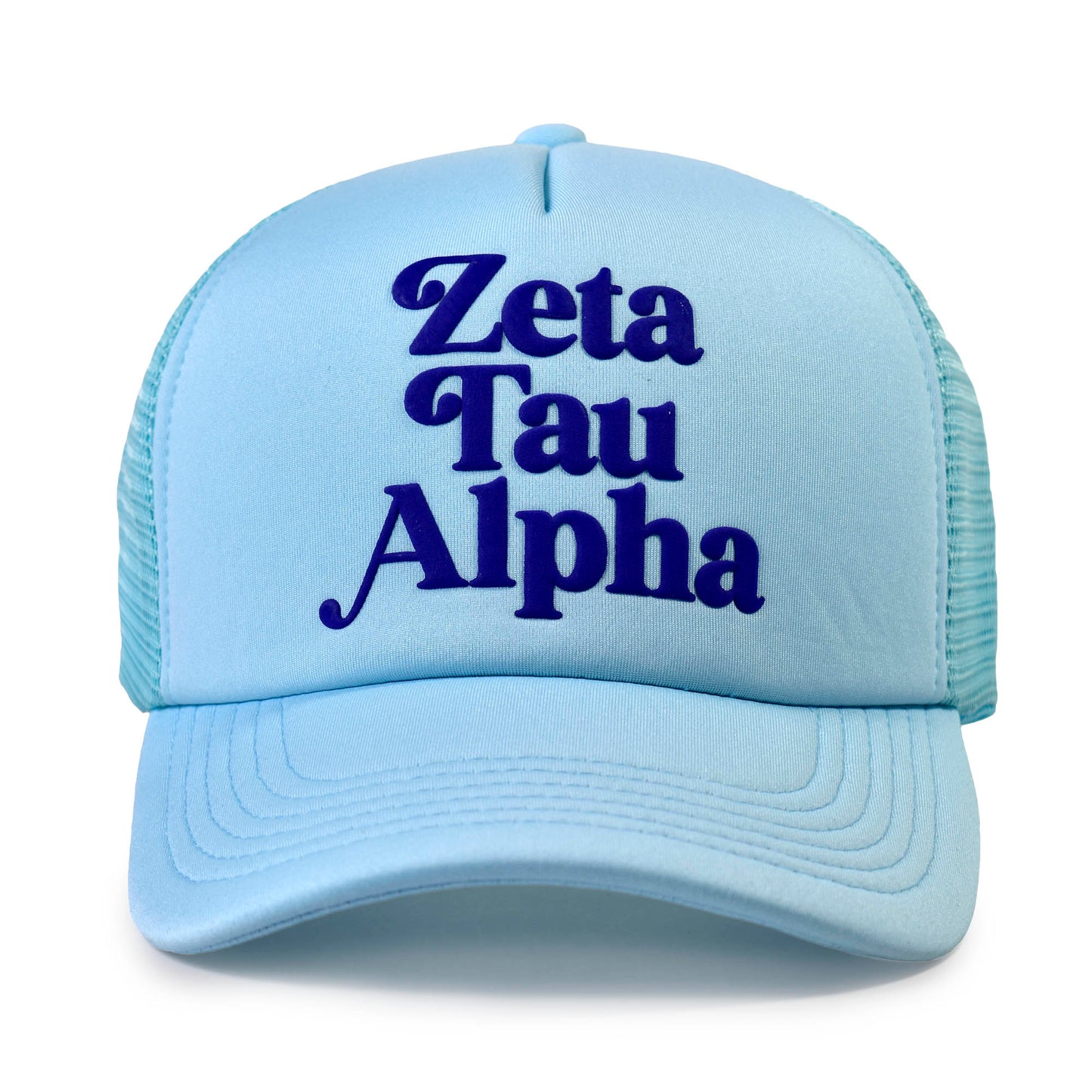 Zeta Tau Alpha Baseball Cap, Mesh Trucker-Style Hat